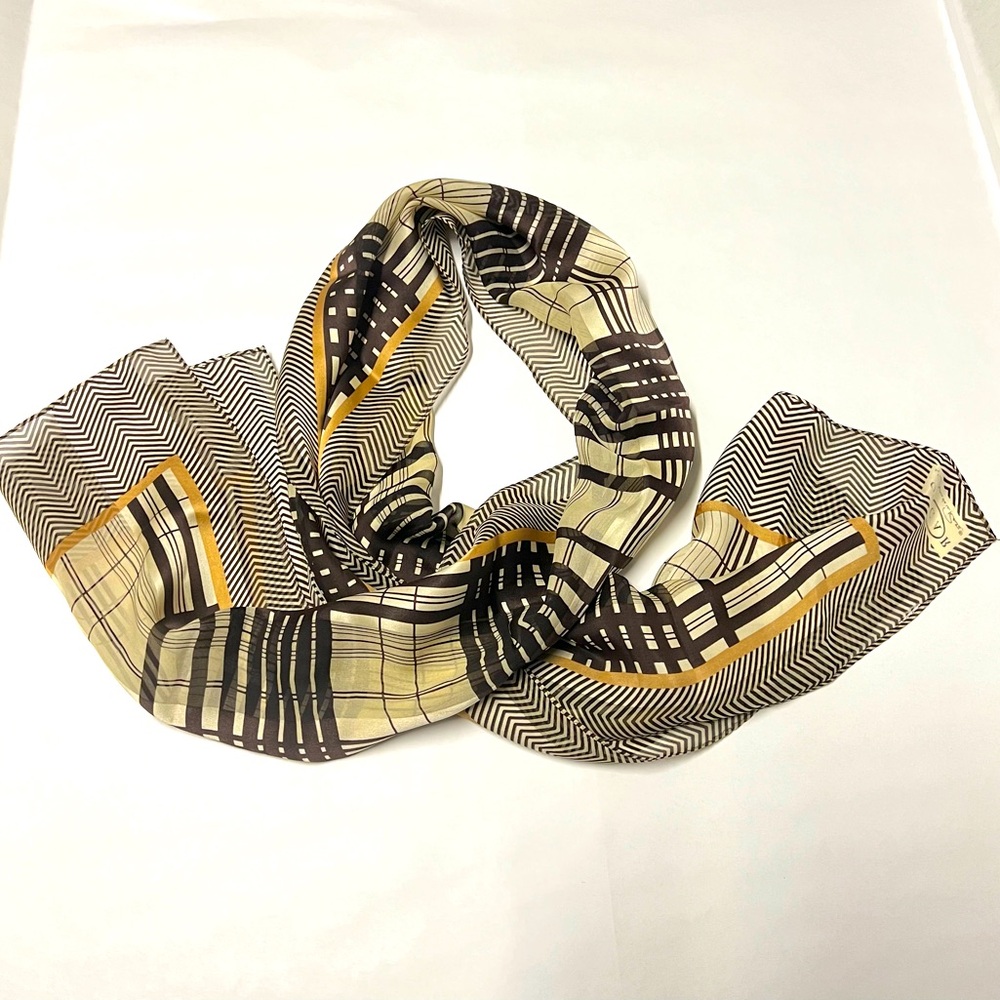 Vintage Oscar De La Renta Silk Scarf